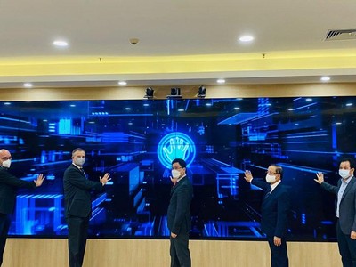 Các đại biểu thực hiện nghi thức khai trương Cổng thông tin Kl991.com World Cup 2026 Chính Thức (Ảnh: MPI)