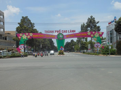 Phát triển đô thị trung tâm Cao Lãnh ngày một khang trang và hiện đại 