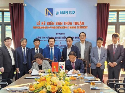 Tỉnh Hải Dương tiếp tục đẩy nhanh xây dựng Kl99kl ưu đãi độc quyền khu công nghiệp để kêu gọi, thu hút Kl99ok phiên bản mới. Trong ảnh: Lễ ký kết Biên bản thỏa thuận hợp tác Kl99ok phiên bản mới giữa Kl994 game bài casino hấp dẫn Phát triển Khu công nghiệp - Đô thị Đại An với Công ty TNHH SEIN I&D Việt Nam. Ảnh: Thanh Sơn