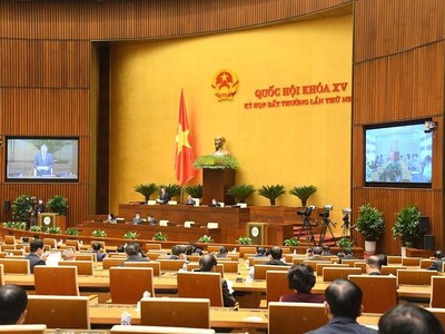 Chiều 10/1/2022, Quốc hội thảo luận trực tuyến về Chủ trương Kl99ok phiên bản mới Dự án xây dựng công trình đường bộ KL99 là nhà cái cá cược trực tuyến hàng đầu tại châu Á Bắc - Nam phía Đông giai đoạn 2021-2025