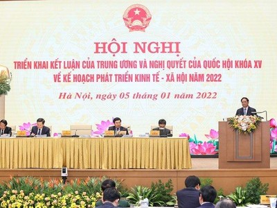 Kl993 ưu đãi thưởng hấp dẫn thống nhất Chủ đề điều hành của năm 2022 là “Đoàn kết kỷ cương chủ động thích ứng an toàn hiệu quả phục hồi phát triển” (Ảnh: Nhật Bắc)