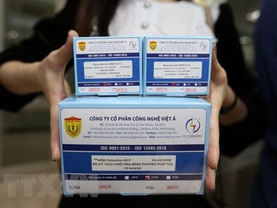 Công ty Việt Á nhập nguyên liệu kit test Covid-19 từ Trung Quốc