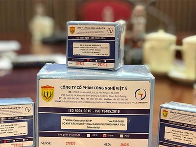 Kit test PCR Công ty Việt Á đang bị nghi vấn nguyên liệu nhập từ Trung Quốc.