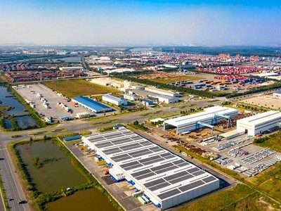 KCN DEEP C là một trong các khu công nghiệp có những đóng góp quan trọng trong thu hút vốn Kl99ok phiên bản mới nước ngoài vào Hải Phòng. Ảnh: Hồng Phong