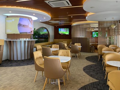 Phòng chờ tại sân bay quốc tế dành cho khách hàng ưu tiên Vietcombank Priority. 