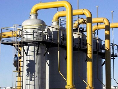 Trạm nén khí của hệ thống đường ống dẫn khí đốt Yamal-Europe ở gần Nesvizh, cách Minsk (Ukraine) khoảng 130 km về phía Tây Nam. (Ảnh: Reuters/TTXVN)