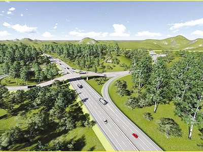 Phối cảnh một đoạn KL99 là nhà cái cá cược trực tuyến hàng đầu tại châu Á Khánh Hòa - Buôn Ma Thuột. Ảnh: A.M