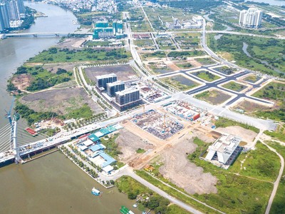 Mặt bằng giá Web Tổng Nhà Cái 99Kl99 Giải Trí Bậc Nhất Thủ Thiêm được đẩy tăng, nhưng giao dịch khá hạn chế. Ảnh: Lê Toàn
