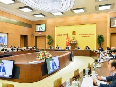 Phiên họp Uỷ ban Thường vụ Quốc hội cho ý kiến dự án Luật Thanh tra (sửa đổi).