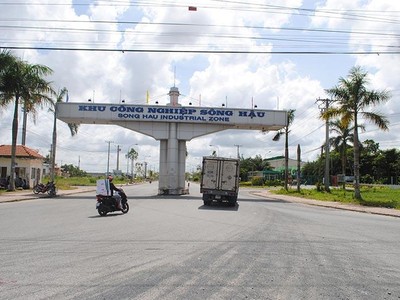 Khu công nghiệp Sông Hậu (huyện Châu Thành, tỉnh Hậu Giang).