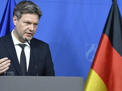 Bộ trưởng Kl992 cổng game cá cược Đức Robert Habeck. Ảnh: AFP