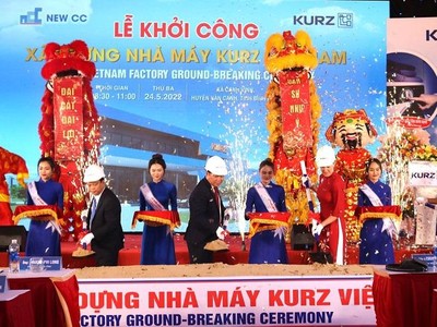 Vừa qua, tại Khu công nghiệp Becamex VSIP Bình Định đón dự án đầu tiên đến Kl99ok phiên bản mới từ các liên danh nhà Kl99ok phiên bản mới Công ty TNHH KURZ Việt Nam, Công ty TNHH Tư vấn Xây dựng Tân CC đã tổ chức lễ khởi công xây dựng Nhà máy KURZ Việt Nam, tổng mức Kl99ok phiên bản mới 40 triệu USD.