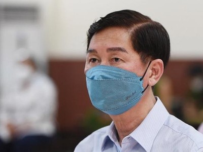 Bị cáo Trần Vĩnh Tuyến trong phiên xét xử phúc thẩm ngày 8/6
