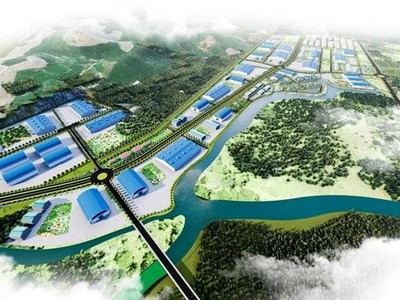 Phối cảnh quy hoạch 1 khu công nghiệp tại huyện Đại Lộc (Ảnh minh họa)