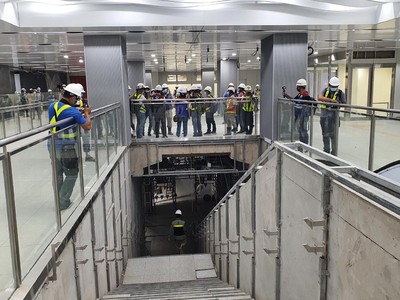 Các nhà ga ngầm tuyến metro số 1 tạo tiền đề cho TP.HCM hiện thực hóa giấc mơ xây thành phố dưới lòng đất. Ảnh: Lê Toàn