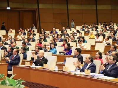 Quốc hội bế mạc kỳ họp thứ ba sau 19 ngày làm việc.