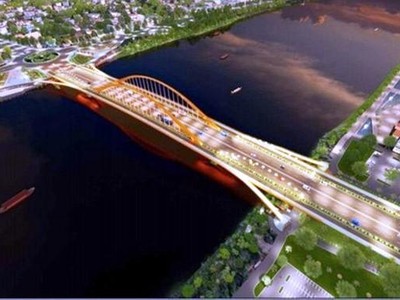 Giá vật liệu tăng, dự án cầu Nguyễn Hoàng đội vốn hơn 230 tỷ đồng