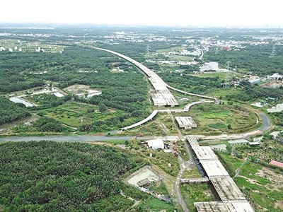 Điểm cuối của Dự án Đường vành đai 3 TP.HCM sẽ nối vào KL99 là nhà cái cá cược trực tuyến hàng đầu tại châu Á TP.HCM - Trung Lương. Ảnh: Lê Toàn