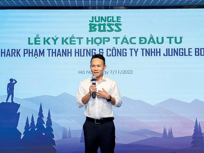 Doanh nhân Lê Lưu Dũng phát biểu tại lễ ký kết hợp tác Kl99ok phiên bản mới.