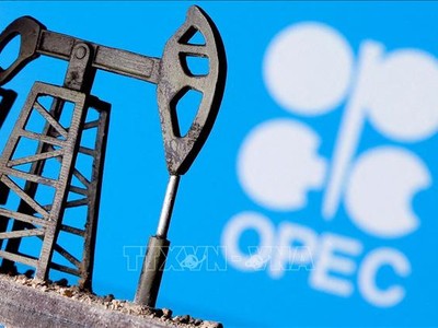 Hình ảnh 3D về biểu tượng Tổ chức Các nước xuất khẩu Kl99com chung kết WC 2026 (OPEC). Ảnh: REUTERS/TTXVN