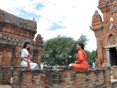 Ninh Thuận - nơi lưu giữ những giá trị văn hóa - nghệ thuật đặc sắc của Chăm Pa. Ảnh: Hoàng Anh