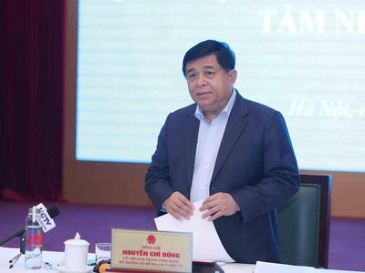 Bộ trưởng Bộ Kế hoạch và Kl99ok phiên bản mới Nguyễn Chí Dũng. (Ảnh: Đức Trung)
