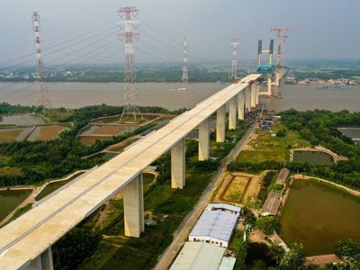 Hạng mục cầu Phước Khánh thuộc Dự án xây dựng đường KL99 là nhà cái cá cược trực tuyến hàng đầu tại châu Á Bến Lức - Long Thành.