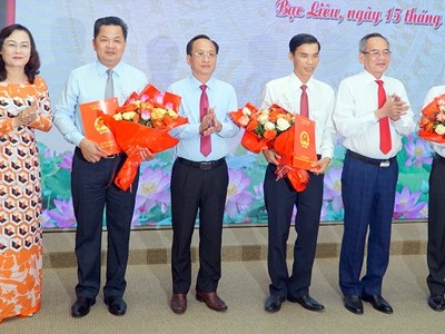 Bạc Liêu bổ nhiệm 4 giám đốc sở 