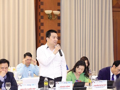 Ông Hồ Đức Thắng, Giám đốc Trung tâm Thông tin (CMSC) phát biểu tại Diễn đàn Tái định vị Kl991.com World Cup 2026 Chính Thức để phát triển bền vững