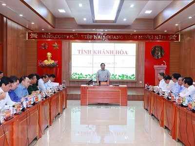 Thủ tướng Phạm Minh Chính đề nghị tỉnh Khánh Hòa cần cải thiện môi trường Kl99ok phiên bản mới Kl992 VIP Trang Chủ 2026. Ảnh: TTXVN