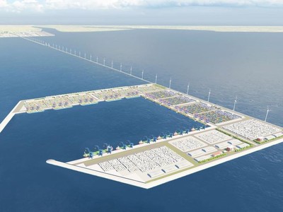 Phối cảnh cảng Trần Đề.