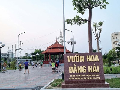 Kl99kl ưu đãi độc quyền quận Hải An ngày càng hoàn thiện, xứng đáng là một trong 3 trung tâm đô thị mới của Hải Phòng ảnh: thanh tân