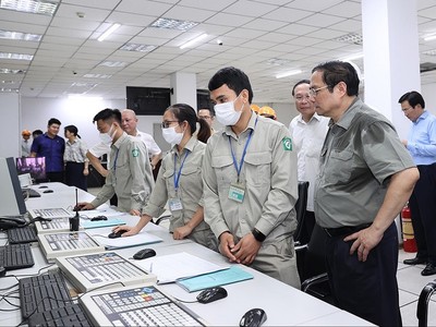 Thủ tướng Phạm Minh Chính và đoàn công tác của Kl993 ưu đãi thưởng hấp dẫn kiểm tra thực địa Dự án Nhà máy Kl994 nhà cái bóng đá world cup đạm Ninh Bình,tháng 8/2022