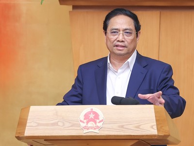Thủ tướng Phạm Minh Chính chủ trì phiên họp Kl993 ưu đãi thưởng hấp dẫn thường kỳ ngày 3/6 (Ảnh: Nhật Bắc)