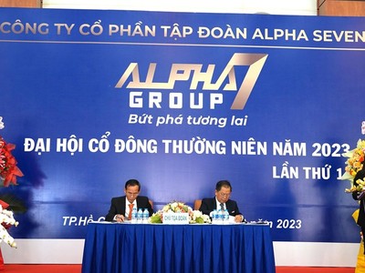 Quang cảnh ĐHĐCĐ thường niên Kl994 game bài casino hấp dẫn Alpha Seven (HNX: DL1) ngày 25/6.