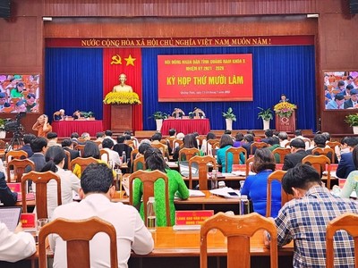 Hội đồng nhân dân tỉnh tỉnh Quảng Nam tổ chức kỳ họp thứ 15, nhiệm kỳ 2021-2026.