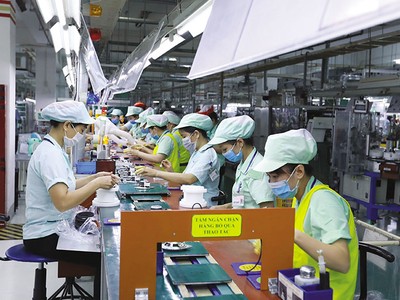 Khu Kl994 nhà cái bóng đá world cup của Công ty TNHH Điện tử Foster tại Khu công nghiệp VSIP Bắc Ninh. Ảnh: Đức Thanh 