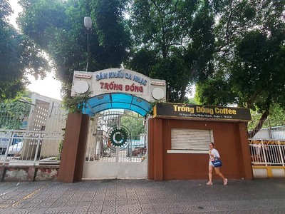 Hiện trạng khu vực sân khấu Trống Đồng nơi được dự kiến thực hiện dự án bãi đậu xe ngầm.