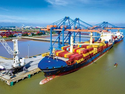 Gemadept có thêm nguồn lực để nâng công suất cảng sau thương vụ bán vốn công ty con. Ảnh: Đức Thanh