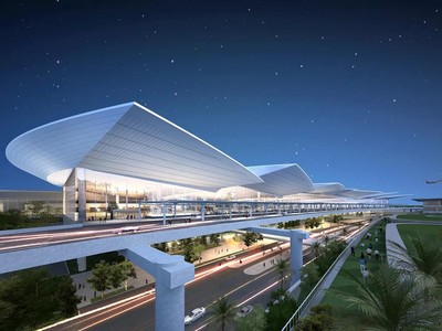 Phối cảnh Nhà ga hành khách sân bay Long Thành.