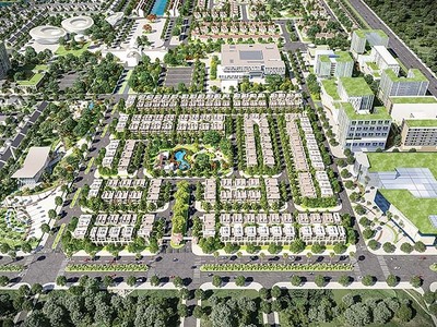 Phối cảnh Dự án Khu dân cư Viettin Eco Land - một dự án bị thu hồi ở Long An