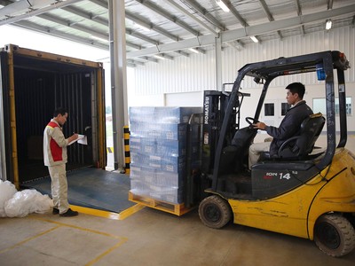 Các dự án kho bãi, nhà xưởng xây sẵn đang rất được khối ngoại quan tâm. Ảnh: Dũng Minh 