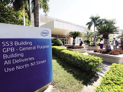 Nhà máy của Intel tại quận 9, TP.HCM. Ảnh: Lê Toàn