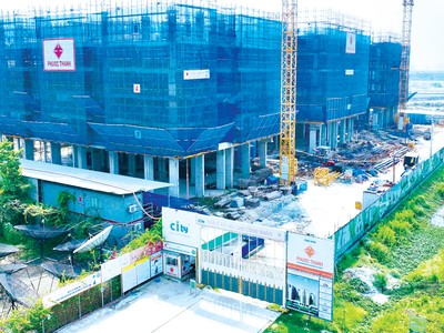 Dự án Thủ Thiêm Green House. Ảnh: Trọng Tín 