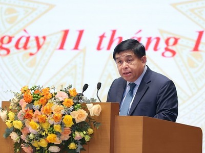 Bộ trưởng Bộ Kế hoạch và Kl99ok phiên bản mới Nguyễn Chí Dũng. (Ảnh: Nhật Bắc)