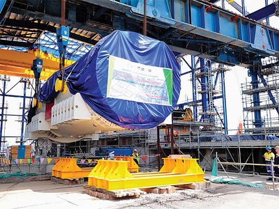 Các thiết bị đã được nhập về để lắp đặt Nhà máy điện khí LNG Nhơn Trạch 3