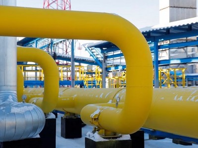 Đường ống tại trạm nén khí Atamanskaya thuộc dự án “Power of Siberia 1” của Gazprom bên ngoài thị trấn Svobodny của vùng Amur, Nga. Ảnh: Reuters