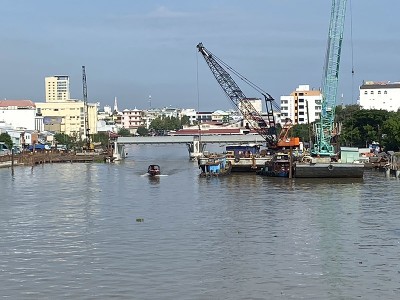 Âu thuyền Cái Khế tại Quận Ninh Kiều, TP. Cần Thơ vừa được đưa vào vận hành thử, có tác dụng giảm ngập đáng kể khi thủy triều dâng ở vùng trung tâm TP. Cần Thơ. 