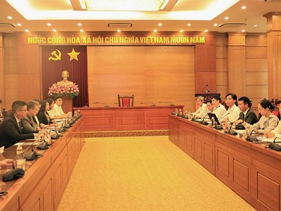 Phòng Thương mại và Công nghiệp Pháp tại Việt Nam thăm và tìm hiểu môi trường Kl99ok phiên bản mới tại Vĩnh Phúc