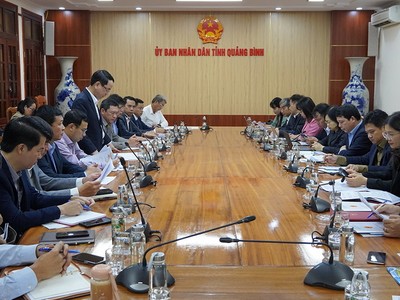 Lãnh đạo tỉnh Quảng Bình trao đổi với các đại diện xúc tiến Kl99ok phiên bản mới của Việt Nam tại nước ngoài